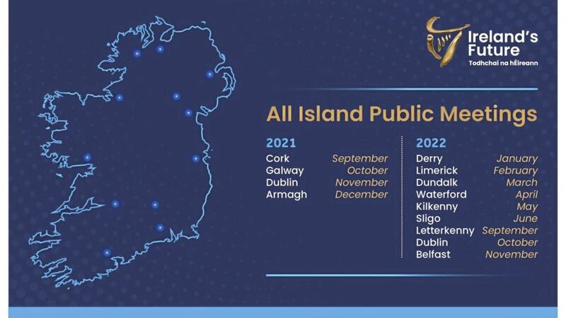 Ireland&#39;s Future is planning to hold a series of public meetings across Ireland in the coming months 