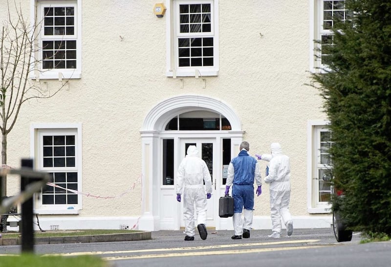 Three teenagers have been killed in a tragic accident at the Greenvale Hotel in Cookstown. Picture by Mark Marlow 