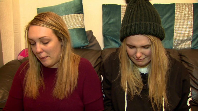 Jamie Burns&rsquo;s sisters Gemma, left, and Courtney warn others about the dangers of drugs. Picture from BBC&nbsp;