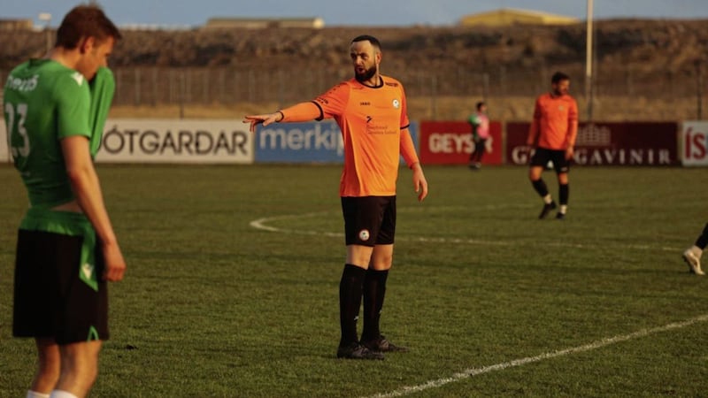Former Republic of Ireland defender Marc Wilson played a key role as Thr&oacute;ttur Vogar earned promotion from the Icelandic third division last season - and is looking forward to a player/coach role with top flight side IBV next year 