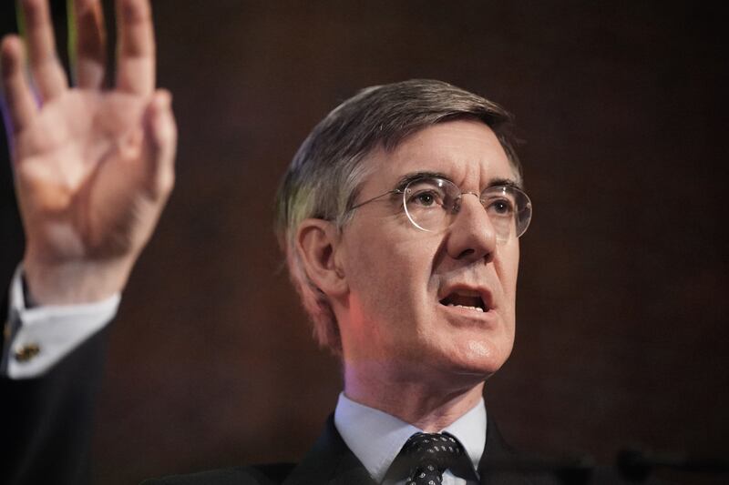 Former House of Commons leader Sir Jacob Rees-Mogg