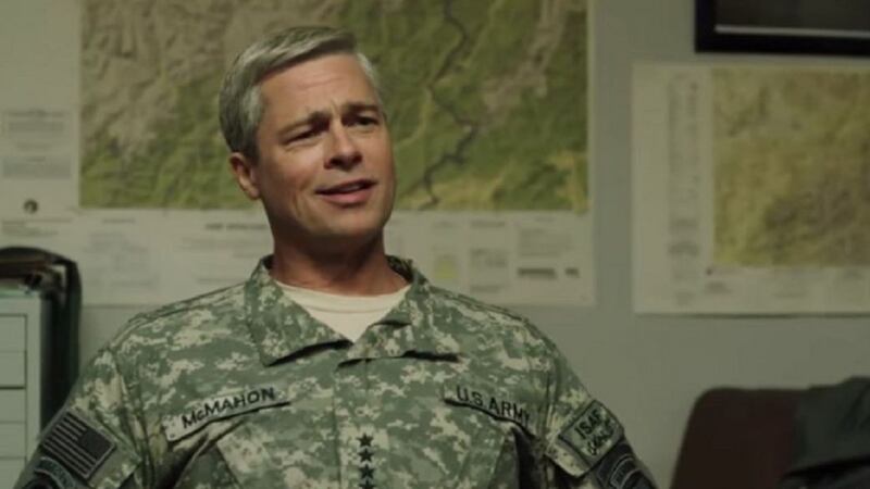 War Machine trailer shows Brad Pitt as grey-haired US general