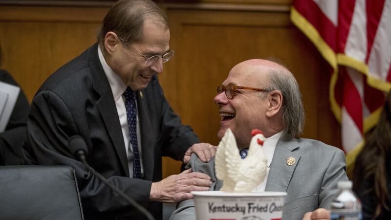 #ChickenBarr was trending after William Barr’s non-attendance.