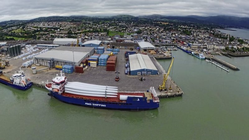 A man in his fifties has died at Warrenpoint Port in Co Down 