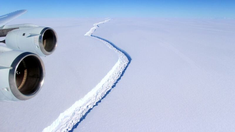 A huge iceberg is poised to break off in Antarctica