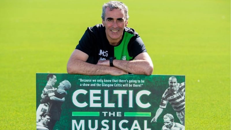 Jim McGuinness is promoting a brand new stage show, Celtic - The Musical which opens at Millenium Forum tonight and will run all week. It tells the story of the club&rsquo;s history and will run for a week. Tickets available now from the Forum Box Office 028 71 264455 or at www.millenniumforum.co.uk 