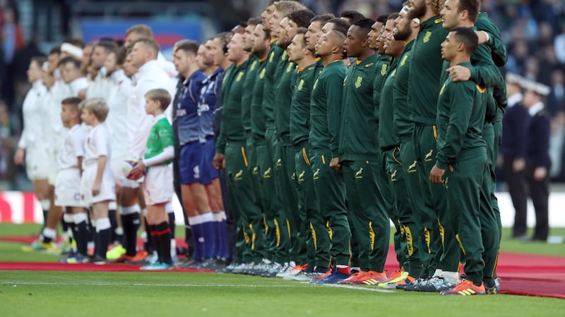 South Africa were victorious at Twickenham in 2019 (PA)