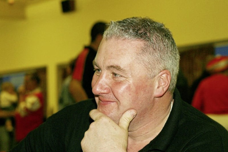 Paul Grimley at an Armagh's press night in 2002