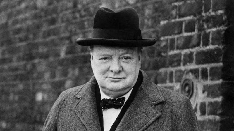 Sir Winston Churchill pictured circa 1940, his finest hour in British popular memory. In Ireland he is often viewed with hostility by nationalists 