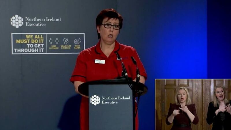 Liz Moore is a ward sister in the post intensive care step-down ward in the Nightingale facility at Belfast City Hospital
