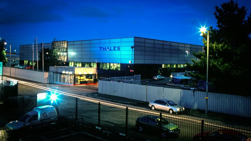 The Thales plant in east Belfast where missiles are manufactured