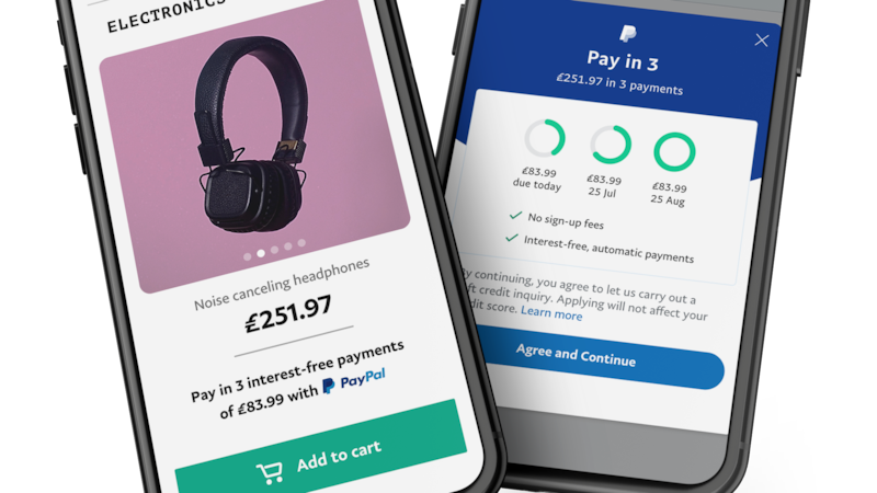 Pay in 3 will allow people to pay for items automatically over three instalments.