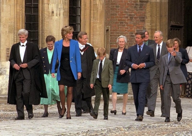 William's first day at Eton (Daily Mail/Rota/PA)