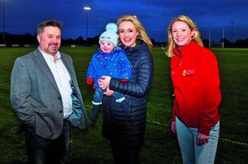 &nbsp;Health Minister Robin Swann with Sonia Daly and her son Jamie Joe Conway and Sarah Quinlan from the Children&rsquo;s Heartbeat Trust
