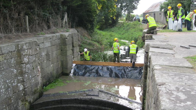 Volunteers at work on the Newry canal. Pic credit: IWAI Newry and Portadown 