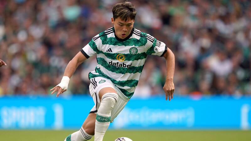 Celtic’s Oh Hyeon-gyu has a calf injury (Brian Lawless/PA).
