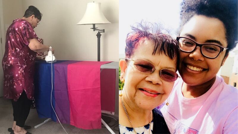 Lexie Nobrega was off to a Pride event when she noticed her grandma helping her get ready in the sweetest way.