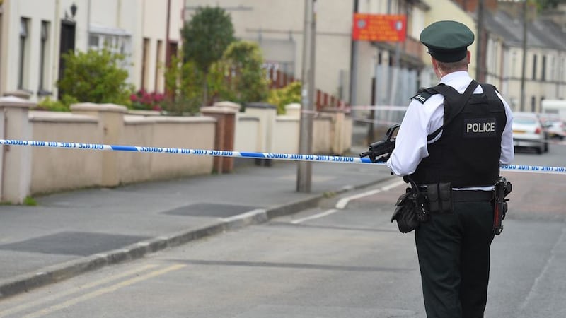 Police at the scene  as Police  investigate reports of shots fired at two properties in Lurgan..The shootings happened at Woodville Street and Victoria Street on Tuesday at around 11.15pm.No one was hurt during either incident. Picture: Colm Lenaghan/Pacemaker.