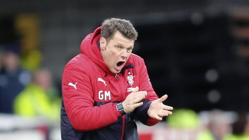 AXED: Rangers manager Graeme Murty