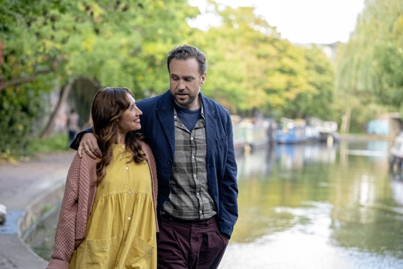 Trying: Esther Smith as Nikki and Rafe Spall as Jason 