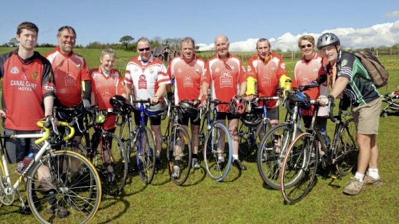 Dozens of cyclists took part in the event and to date a Just Giving page set up for the cause has raised &pound;4,835 