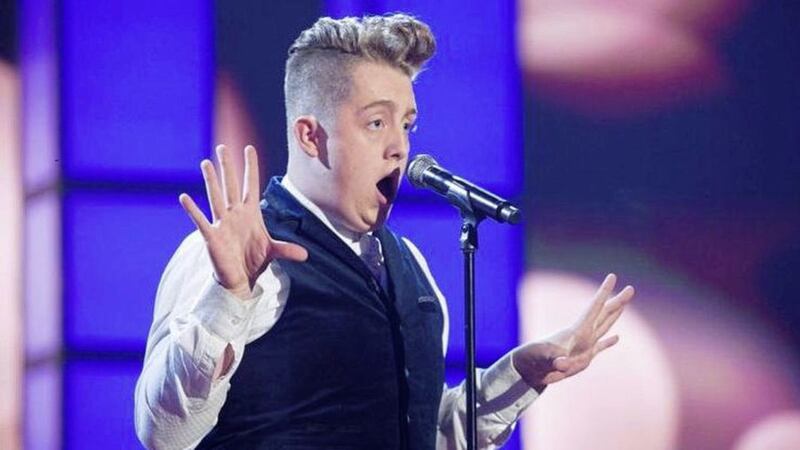 Deaglan Arthurs from Dungannon appeared on the new show on singing competition Let It Shine. Picture by BBC