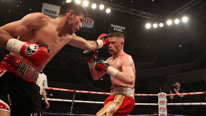 Stick and move... Declan Geraghty will battle with Owen O'Neill on Saturday night