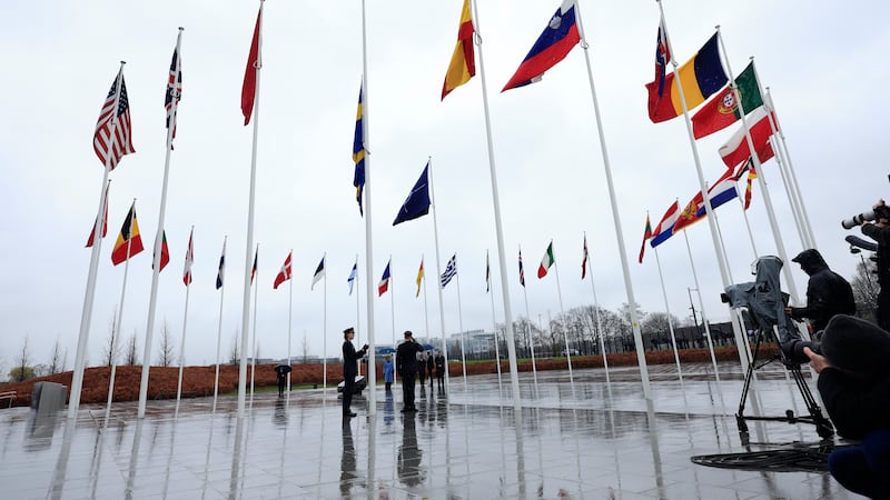 Argentina on Thursday requested to join Nato as a global partner (Geert Vanden Wijngaert/AP)