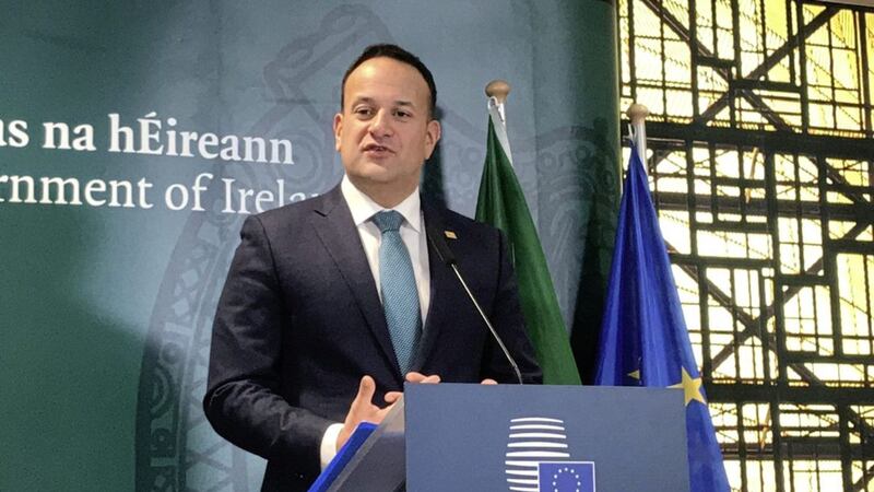 Taoiseach Leo Varadkar discusses the outcome of the EU Council summit meeting in Brussels on Sunday. Picture by Michelle Devane, Press Association 