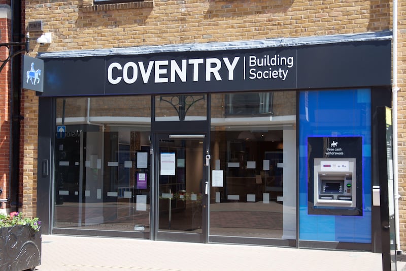 2BYMA45 The Coventry Building Society in Bicester in the UK