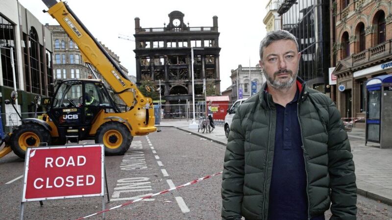 Pete Boyle, who owns Argento, said he may relocate to new premises following the Primark fire. Picture by Hugh Russell 