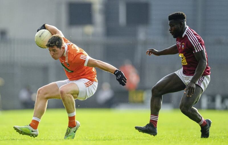 Patrick Burns emerged as a key man for Armagh this year with a string of solid displays. Picture by Sportsfile 