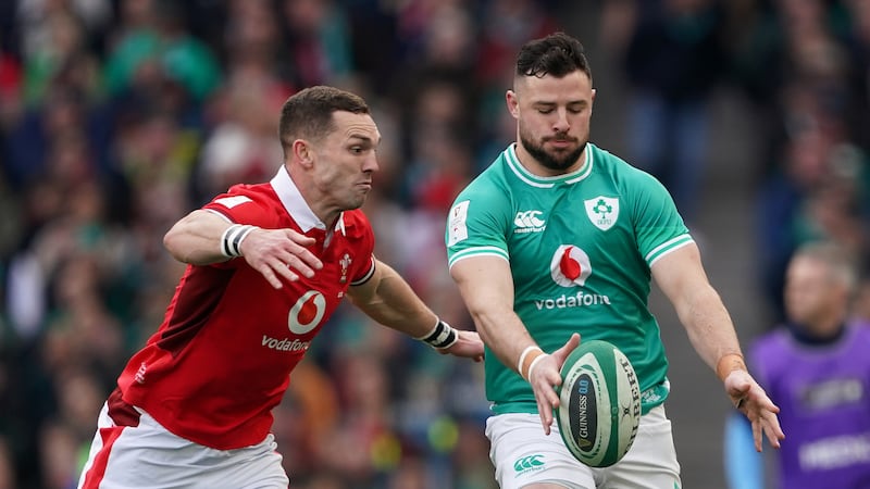 Robbie Henshaw (right) has started all three of Ireland’s matches in this year’s Six Nations