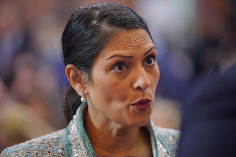 Former home secretary Dame Priti Patel urged the Government to implement measures set-out in the Nationality and Borders Act to safeguard children