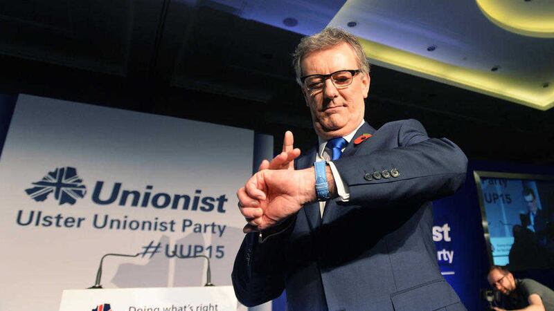 Mike Nesbitt at his 2015 party conference