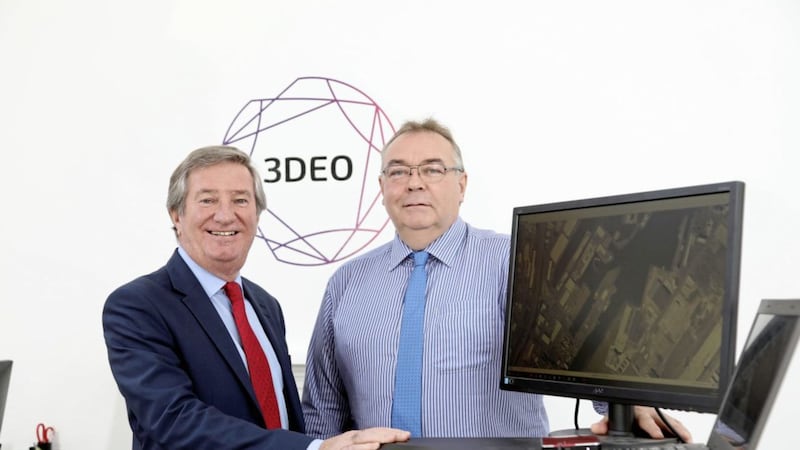 Announcing the recruitment drive at 3DEO NI are Bill Montgomery, director of advanced manufacturing and engineering at Invest NI and Andy Macpherson, 3DEO NI 