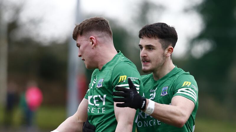 Ronan McCaffrey (left) will be a key player as Fermanagh look to get past Derry in the EirGrid Ulster U20 Football Championship quarter-final