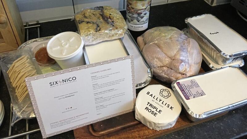 Our first &lsquo;Home By Nico&rsquo; pack from Belfast city centre restaurant Six By Nico 