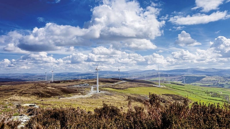 SSE Renewables owns the north&#39;s largest wind farm, Slieve Kirk in Co Derry. 