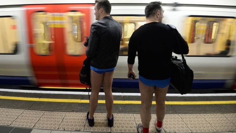 Here's why there was an invasion of half-dressed pranksters on the London Underground
