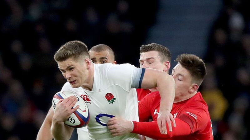 England's Owen Farrell expects to be fit to face Ireland in the Six Nations.