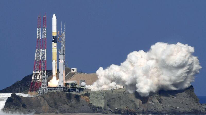 The satellite was on board a rocket launched by Japan.
