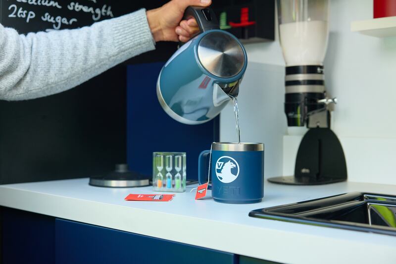 The van features its own built-in tea-making (Vauxhall)