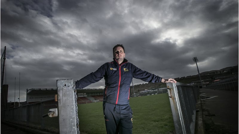 Carlow coach and proud Down man Steven Poacher admits criticism of him and his methods hurts, but believes people need to keep things in perspective when getting so worked up about football. Picture by Hugh Russell&nbsp;