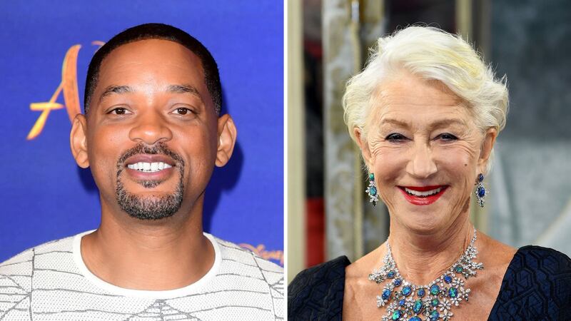 Dame Helen Mirren and Will Smith will lead celebrities in a worldwide fundraising event.