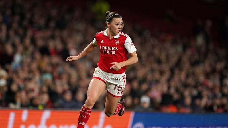 Katie McCabe's performances for Arsenal this year earned her a place in the Champions League Team of the Season