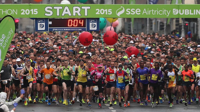 The Dublin marathon attracts thousands of runners every year. Picture by Niall Carson, Press Association