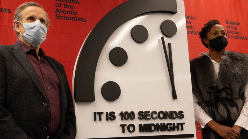 The coronavirus pandemic is cited as one of the main reasons why the clock’s position has not changed this year.