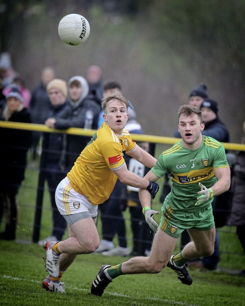 Odhran Eastwood will be one of Antrim&#39;s key forwards this term Picture by Hugh Russell. 