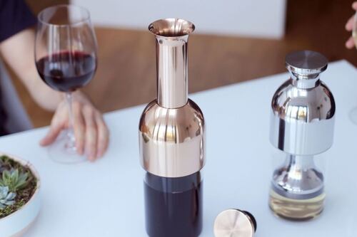 This incredible decanter will keep your wine fresh for up to two weeks